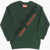 Diesel Red Tag Brushed Cotton Sfilli Crew-Neck Sweatshirt With Prin Green