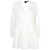 Pinko PINKO Baaria short cotton dress with fringes WHITE