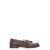 Gucci Gucci Leather Loafers With Decorative Tassels BROWN