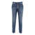 Dondup Blue hogh-waisted jeans Blue