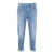 Dondup Light-blue high waisted jeans Blue
