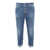 Dondup Blue high-waisted jeans Blue