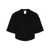 Patou PATOU wave-appliqué cropped shirt BLACK