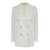Tagliatore White Double-Breasted Blazer with Gold-Tone Buttons in Viscose Woman WHITE