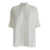 ANTONELLI White Bassano Short Sleeve Shirt in Silk Woman WHITE