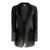 ANTONELLI Black Semi-Transparent 'James' Blazer In Silk Woman BLACK