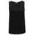 ANTONELLI 'Perugia' Black Sleeveless Top With U Neckline In Silk Blend Woman BLACK