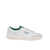 Ghoud GHŌUD LEATHER AND SUEDE SNEAKERS LEAT/SUEDE WHT/GRN