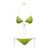 OSEREE Green Triangle-shaped Bikini in Lurex Woman GREEN