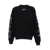 Off-White Black Sweatshirt with Maxi Detail at the Back in Cotton Man BLACK