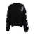 Off-White Black Sweatshirt with Scan Arrow Detail in Cotton Man BLACK