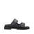Off-White OFF-WHITE Arrows-motif leather sandals BLACK SILVER