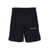 Palm Angels Black Bermuda Shorts with Elastic Waistband in Cotton Man BLACK