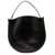 Isabel Marant 'Oskan Hobo' Black Shoulder Bag with Studs Trim in Leather Woman BLACK