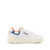 AUTRY AUTRY CLC panelled leather sneakers WHT/ORNG/BLUETTE