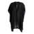 Rick Owens Black Oversize Semi-Sheer Shirt in Silk Woman BLACK