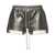 Rick Owens RICK OWENS Fog Boxers leather shorts GUN METAL