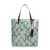 Marni Marni Tribeca Shopping Bag With Saraband Print GREEN