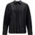 AMI Paris Leather Shirt BLACK