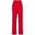 Lanvin LANVIN STRAIGHT TROUSERS WITH PLEATS RED
