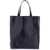 Marni Large Soft Museum Bag NAVY BLUE BLACK