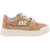 DSQUARED2 Suede New Jersey Sneakers In Leather TOBACCO ROSE