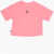 Converse All Star Chuck Taylor Solid Color Crew-Neck T-Shirt With Con Pink