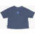 Converse All Star Chuck Taylor Solid Color Crew-Neck T-Shirt With Pri Blue