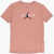 Nike Air Jordan Logo Printed Crew-Neck T-Shirt Pink