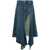 Y/PROJECT Y/PROJECT EVERGREEN CUT OUT DENIM SKIRT CLOTHING BLUE