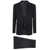 Tagliatore TAGLIATORE CREPE EFFECT CLASSIC SUIT CLOTHING BLACK
