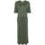 LEMAIRE LEMAIRE BELTED RIB T-SHIRT DRESS CLOTHING GREEN