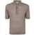 FILIPPO DE LAURENTIIS FILIPPO DE LAURENTIIS SHORT SLEEVES FOUR BUTTONS POLO SHIRT CLOTHING BROWN
