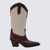 Paris Texas Paris Texas White And Brown Leather Rosario Boots CIOCCOLATO/BROWN NATURALE