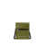 Marni MARNI Logo leather pouch on strap GREEN
