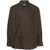 LEMAIRE LEMAIRE WESTERN SHIRT WITH SNAPS CLOTHING BROWN