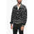 ALANUI Knitted Bomber With Paisley Embroidery Black