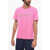 Isabel Marant Crew Neck Honore Printed Logo T-Shirt Pink