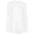 forte_forte FORTE_FORTE Henley blouse in cotton and silk voile with ruffles WHITE