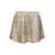 TOTÊME Beige Shorts With Geometric Logo Print In Silk Woman Beige