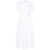 TWINSET TWINSET Long cotton dress with balloon sleeves WHITE