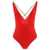 PUCCI PUCCI Iride-print swimsuit RED
