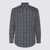 Burberry BURBERRY BLACK AND WHITE COTTON SHIRT SILVER/BLACK