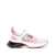 Pinko PINKO Calf leather Ariel sneakers with inserts BIANCO E ROSA