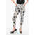 P.A.R.O.S.H. Copard Cropped Pants With Floral Pattern White