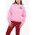 Kenzo Reversible Hoodie Sweatshirt With Oversized Fit Pink
