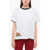 Kenzo Two-Toned Reversible T-Shirt With Graphic Print White