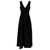 P.A.R.O.S.H. Long Black Dress with Knot Detail in Cotton Woman BLACK