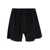 FEDERICA TOSI Black Bermuda Shorts with Buttons in Viscose Woman BLACK