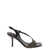 Brunello Cucinelli Black Slingabck Sandals with Monile Embellishment in Leather Woman BLACK
